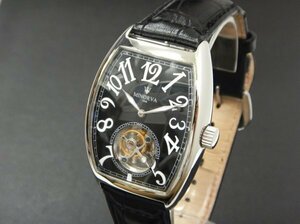 6310 売切り☆ 難あり ミノルヴァ トゥールビヨン リミテッド 機械式 裏スケ MINORVA TOURBILLON Limited Edition 手巻き メンズ 腕時計