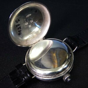 6296 希少売切り☆ GALLET Chronograph SV925 42.5g ギャレット ワンプッシュ クロノグラフ 銀無垢 手巻き メンズ 腕時計 アンティークの画像7