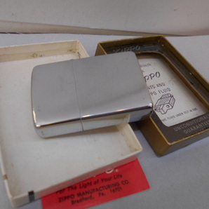 ビンテージ Zippo セールスマン専用  1972年製 未使用 ニアミントコンディション,オリジナルインナー箱は汚れ,痛みがありますの画像3