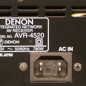 【良品】DENON AVR-4520 デノンAVアンプの最高峰（フラッグシップモデル）【完動品】の画像8