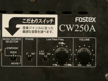 【良品】フォステクス　CW ２５０A　サブウーハー Sub Woofer（完動品）_画像8