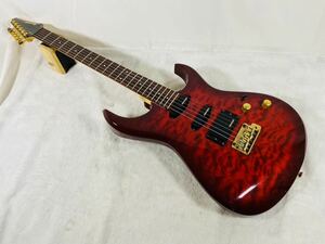 Fernandes FGZ-420 レッドフレイム エレキギター　フェルナンデス　ゴトーペグ