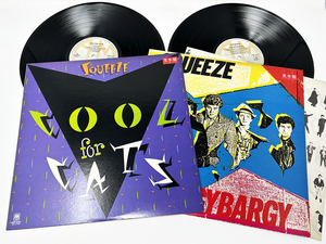 JPN 初回見本盤 LP 2枚セット★SQUEEZE / COOL FOR CATS + ARGYBARGY★スクイーズ / クール・フォー・ザ・キャット + アージーバージー