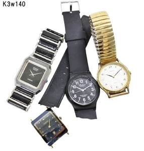 K3w140 腕時計おまとめ RADO 他 ベルト/リューズ破損あり 動作未確認 60サイズ