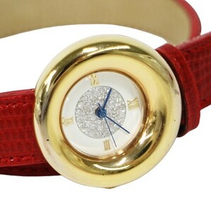 G4W40 腕時計 Lunage ルナージュ AD-005 Diamond 0.25 クォーツ 不動 60サイズの画像4