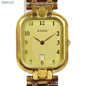 G9S137 腕時計 RADO ラドー 160.3546.2 クォーツ 不動 60サイズの画像1
