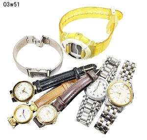 O3w51 腕時計おまとめ SEIKO 他 動作未確認 ベルト劣化/リューズ破損あり 現状品 60サイズ