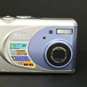 JT4w67 カメラおまとめ Nikon COOLPIX2000 KONICA BIGminiNEO 動作未確認 60サイズの画像6