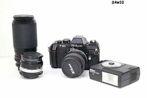 K4w32 Nikon F-301 F3.5 28mm F3.3-4.5 35-70mm 他 カメラ レンズ ストロボ 動作未確認 60サイズ