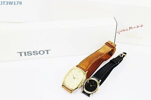 JT3W179 腕時計おまとめ OMEGA TISSOT 状態未確認 クォーツ 現状品 箱有 60サイズ