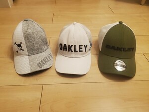 中古◆フリーサイズ◆オークリー◆OAKLEY◆キャップ×3セット