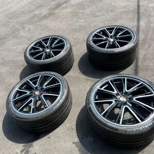 現行パナメーラターボ 971 ポルシェ純正 275/35R21 315/30R21 コンチネンタル　9.5j 11.5j BBS 新車外し　4本セット