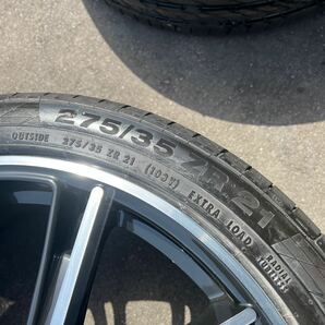 現行パナメーラターボ 971 ポルシェ純正 275/35R21 315/30R21 コンチネンタル 9.5j 11.5j BBS 新車外し 4本セットの画像7