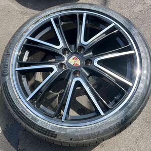 現行パナメーラターボ 971 ポルシェ純正 275/35R21 315/30R21 コンチネンタル 9.5j 11.5j BBS 新車外し 4本セットの画像2