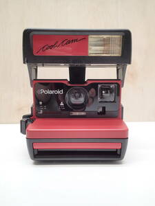 J111A ポラロイド Polaroid　クールカム Cool Cam　人気のレッド＆ブラック　通電OK 現状品 詳しい動作未確認の為ジャンク品