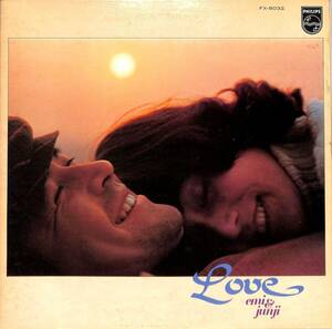 A00590020/LP/井上順之・エミ（青木エミ）「Love ラブ / 順之とエミの世界 (1971年・FX-8032・立木義浩撮影)」