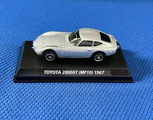  Konami out of print famous car collection 1/64 Toyota 2000GT MF10 1967 silver KONAMI TOYOTA silver color 