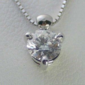 ダイヤモンド ネックレス 一粒 プラチナ 0.2カラット 鑑定書付 0.268ct Eカラー SI1クラス 3EXカット H&C CGL