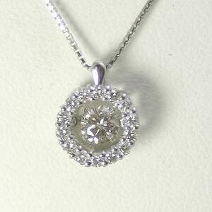 ダイヤモンド ネックレス 一粒 プラチナ 1.0カラット 鑑定書付 1.040ct Dカラー FLクラス 3EXカット H&C CGL