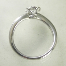 婚約指輪 安い ダイヤモンド リング 0.5カラット プラチナ 鑑定書付 0.524ct Dカラー SI1クラス 3EXカット H&C CGL_画像2