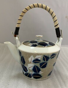 A1082→急須　昭和レトロ　花柄　土瓶　中古　お茶　陶磁器　食器