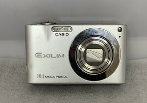 B1029→動作確認済み CASIO EXILIM EX-Z100 カシオ エクシリム コンパクトデジタルカメラ デジカメ 家電 小型 シルバー 撮影器具　中古