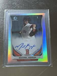 Topps Michael Kopech 2014 Bowman Draft #BCA-MK Chrome DP Auto - Refractor (1st) 直筆サインカード 