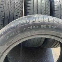 245/50R19 ピレリ　ランフラットタイヤ　19年UP 美品4本セット：29000円_画像5