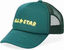 CONVERSE ALL★STAR トラッカー メッシュ キャップ CNS YN TRUCK MESH CAP (51 ダークグリーン) 帽子 野球帽 オールスター [コンバース]_画像1