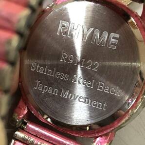 RHYME R91122 腕時計 塗装がれ 電池切れ 1円の画像5