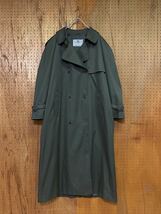 古着 アクアスキュータム Aquascutum トレンチ バルマカーン オーバー コート 2XL オリーブ 大きい ビッグ カナダ製 CANADA Aqua5_画像1