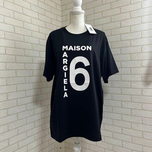 MM6 エムエムシックス メゾンマルジェラ Maison Margiela 新品 ロゴ BIG Tシャツ ブラック