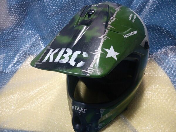オフロードヘルメット　KBC サイズ59〜60cm 消毒消臭済み