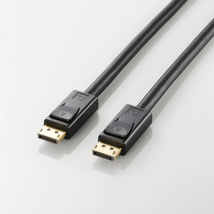 DisplayPortケーブル 3.0m DisplayPort規格Ver1.2a認証済み 4K2K UHD(3840×2160)/60pの映像を伝送可能: CAC-DP1230BK_画像2