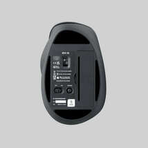 Bluetooth5.0 5ボタンマウス [EX-G] 静音設計/抗菌/右手専用/Sサイズタイプ 医師との共同開発により究極の握り心地を実現: M-XGS30BBSKBK_画像7