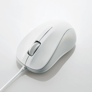 有線 光学式マウス 3ボタン Sサイズ Chromebook対応認定 マウスの基本性能をしっかり持ち、オフィスでの使用に最適: M-K5URWH/RS