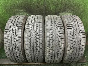 18年製　ミシュラン　X-ICE3+　225/65R17　4本　溝あり　深溝　スタッドレスタイヤ　ハリアー　CX-5　