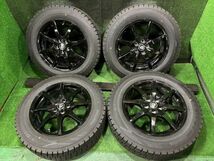 ロッキーハイブリッド　D/P　ウィンターマックスWM02　195/65R16　アルミホイール付き　4本　6.5J　ET48/5H　100　スタッドレス　21年製_画像1