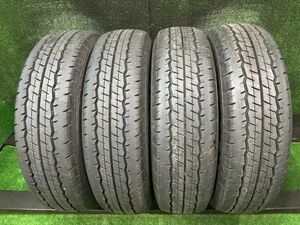 新車外し　200系ハイエース　23年製　195/80R15　4本　ダンロップ　SP175N　195/80R15　107/105L　LT 240424-01