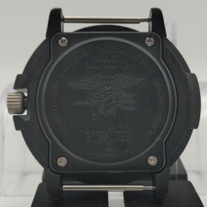  【稼働品】LUMINOX ルミノックス NAVY SEAL 3000/3900 V3 ネイビーシールズ 39mm幅ベルクロバンド ケース付の画像10