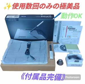 【使用数回のみの極美品/動作OK】ワコム/WACOM　インテュオス3　A5サイズ　ペンタブレット　ペンタブ　PTZ-630/G0