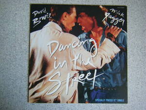 DAVID BOWIE AND MICK JAGGER デビット・ボウイ　ミック・ジャガー DANCING IN THE STREET