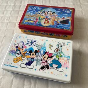 ★ Disney★ディズニー★スーベニア★ランチ★ケース★ボックス★リゾート★折りたたみ★小物入れ★カゴ★5周年★25周年★