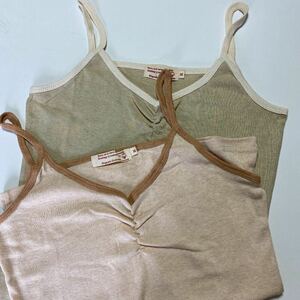  organic cotton camisole M 2 sheets set 