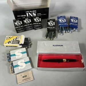 B2-418 platinum PLATINUM fountain pen 18K small character other long-term keeping goods unused ink summarize 