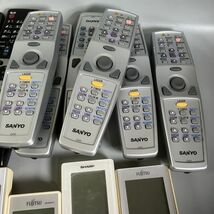 B2-656 リモコン ジャンク品 まとめ パナソニック Panasonic 東芝 TOSHIBA シャープ SHARP AQUOS SONY CORONA 三菱 富士通 日立 HITACHI 他_画像6