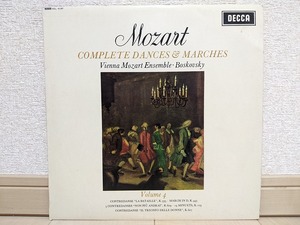 英DECCA SXL-6197 ボスコフスキー モーツァルト DANCES & MARCHES VOL.4 オリジナル盤