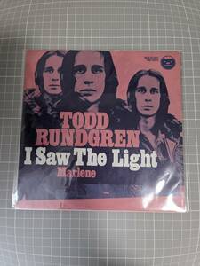 EPレコード トッド・ラングレン Todd Rundgren - I Saw The Light / Marlene ドイツ盤 BEA15 502(BSV 0003)未使用品