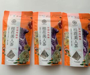 久順銘茶 桂花美人茶 ティーバッグ 2g×10包×3個　台湾茶　烏龍茶 