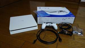 PS4 本体 CUH-2200A グレイシャー・ホワイト　500GB 初期化済 中古